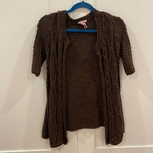 Brown sweater